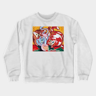 'Kitties at Play' Crewneck Sweatshirt